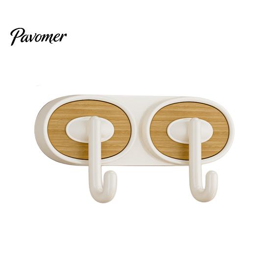 Decorative Storage Hook Adhesive Hook, Load-Bearing Wall Hanger, with High-Adhesive Backing Heavy Duty Retro Style for Bathroom Kitchen Entrance Hall