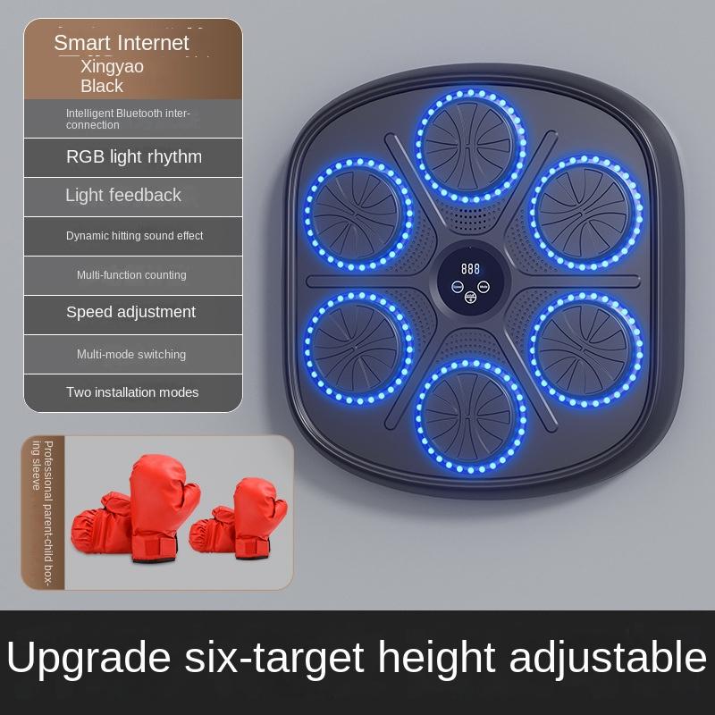 Inteligentna muzyka Bluetooth Boks Ściana docelowa Dziecięcy sprzęt do treningu bokserskiego Maszyna do boksu Sprzęt do ćwiczeń domowych Cel bokserski
