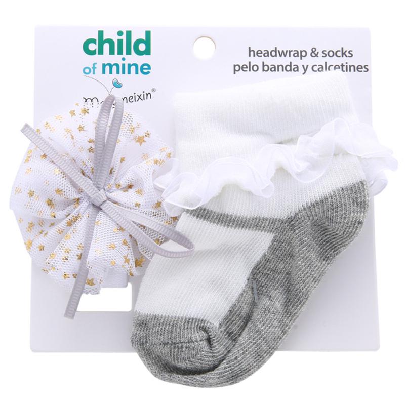 Baumwolle Kleinkind Neugeborene Socken Stirnband Sets Baby Mädchen Spitze Blumen Stirnband Babyparty Geschenke