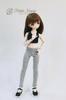 [Petite Marie] 13 MDD Compatible 910 Length Leggings, Light Gray, Tights, Fitness Pants, Leggings, Daily Pants, Casual Pants, 40cm Doll, BJD, Doll