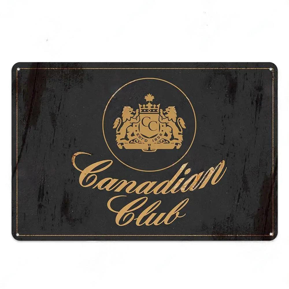 Whiskey Plakate Dekor Metall Vintage Blechschilder Metallschild Wandplakette Dekorativ für Pub Bar Club Man Cave