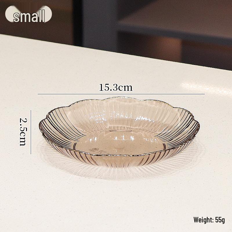 2023 Drenajlı Lüks Meyve ve Atıştırmalık Kasesi - Sehpa İçin Zarif ve Geniş