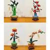 2025 NEU Bouquet Orchidee Bambus Chrysantheme Pflaumenblüte Bausteine DIY Blumen Spielzeug für Kinder Erwachsene Geschenke Heimdekorationen