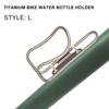 Titaniums Alloys Hollows Bike Bottle Stand Bicycles Bottle Cage With Screws Cycling Water Bottle Bracket Cycling Accessory