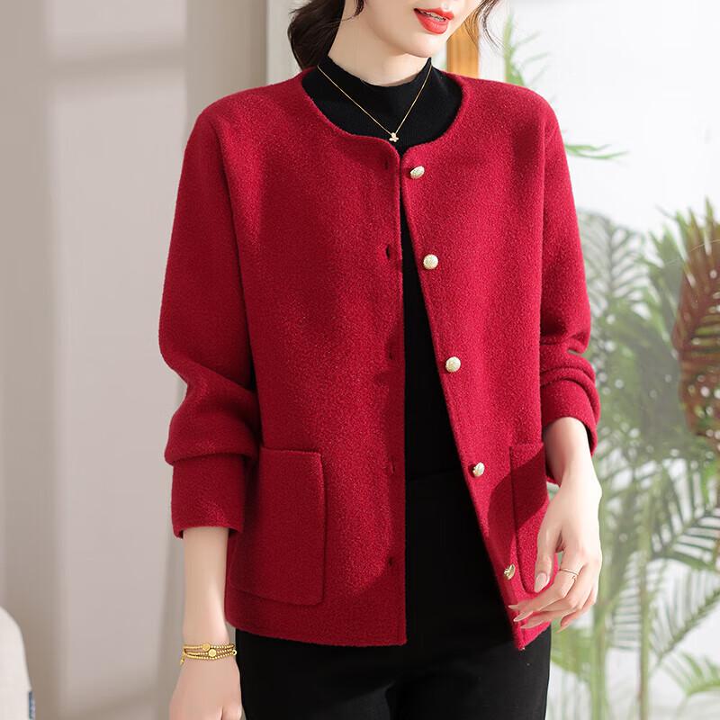 

XUEXI Women s Elegant Autumn Knit Cardigan 3XL
