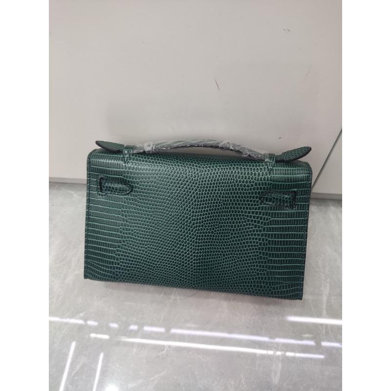 New High-end First-layer Cowhide Lizard Pattern First-generation Bag Genuine Leather Portable Shoulder Messenger Bag Bag Female