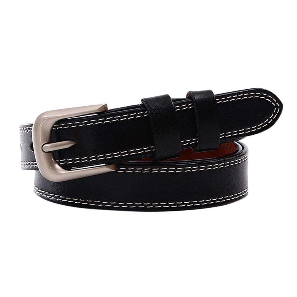 Women Retro Pin Buckle Belt High Quality Leather Belt Fashion Cool Waist Decoration