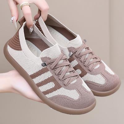 Shoes Women's Summer New German Training Shoes Single Shoes Shallow Mouth Breathable One Pedal Mother Shoes Casual Women's Shoes