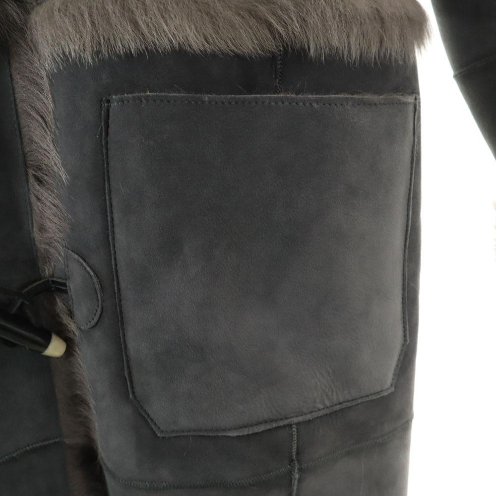 Banana Republic With real fur Mouton coat S gray Women Used