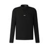 Golf Series Fashion Casual Versatile Polo Neck Knitted Long Sleeve T-Shirt Men Tops A51M545201FBK