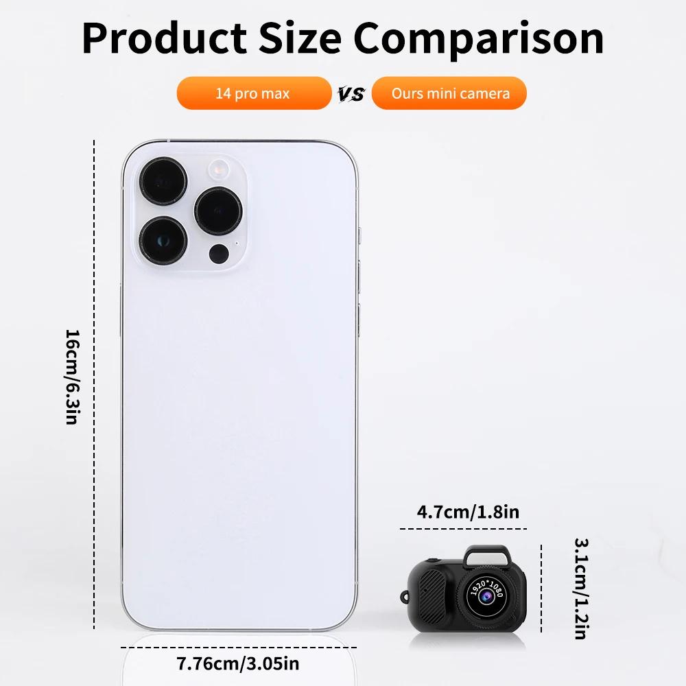 Monoreflexes Shaped Mini Camera CMOS Indoor Home Outdoor 1080p Portable Vintage Very Very Small Mini Camera Video Recorder