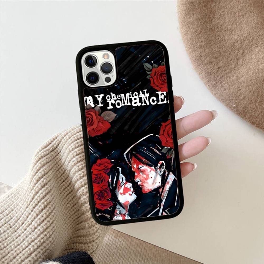 Indie Rock Band My C-Chemical R-Romance Phone Case Wireless Charging PC+TPU For IPhone 11 12 13 14 15 16 17 Pro Max Plus Case