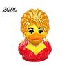 Small Desktop Accessories Cute Duck Figurine, Memorial for Music Lovers, Whimsical Room Novelty Collectible Statue Car Decor Birthday Presents Her