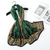 2025 Fashion Print Large Shawl Wraps Silk Scarf Women Luxury Brand Satin Headband Hijab Bandana Turban Foulard Summer Beach