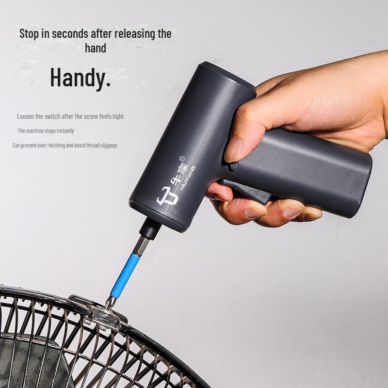 Multi-Functional Rechargeable Electric Screwdriver with Large and Small Torque Options