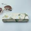 Daily Eyeglass Storage Organizer Magnetic Glasses Case, with Closure, Embroidered Hard Shell Portable Reading Box for Sunglasses And Myopia Spectacle