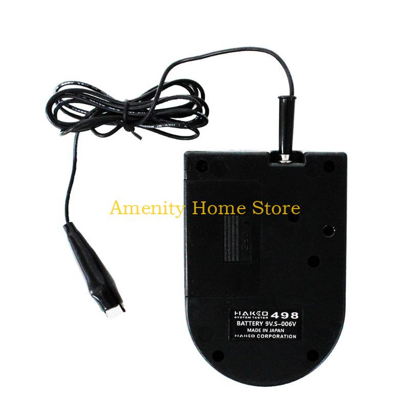 F26C Quick-Response ESD Wrist Strap Tester Analyzer ESD Wrist Anti-Static Strap Tester for Repair Work Good Connectivity