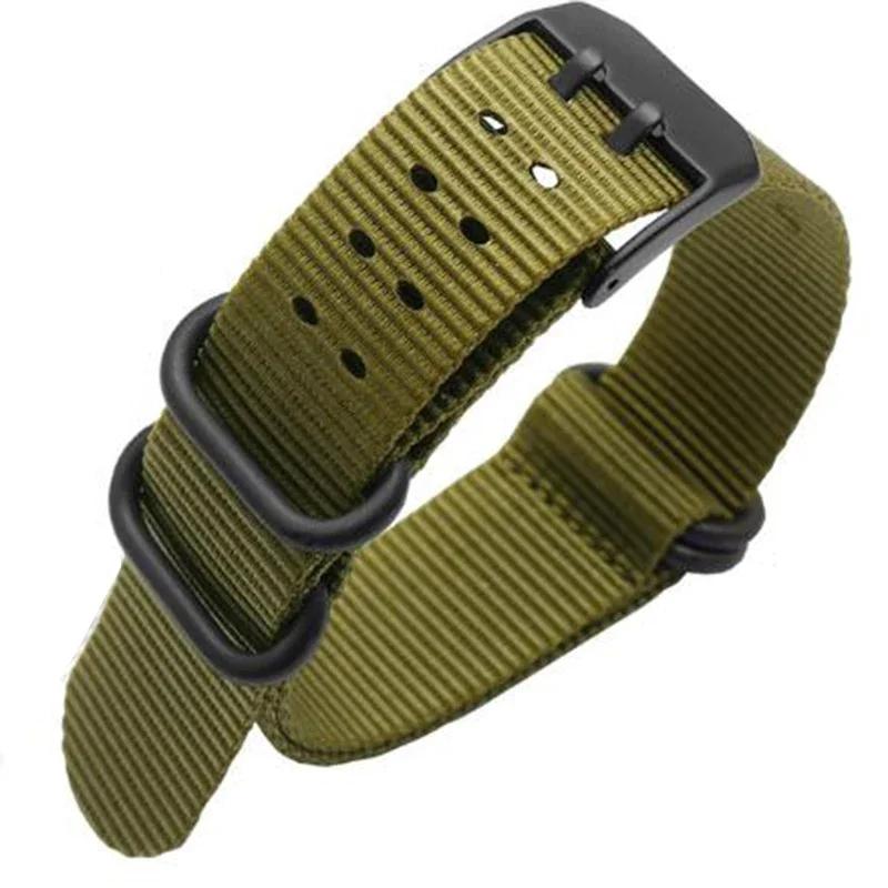 hot top Nylon watch strap for Luminox 3051 3150 watchband 22mm 23mm black green watch band waterproof sport strap