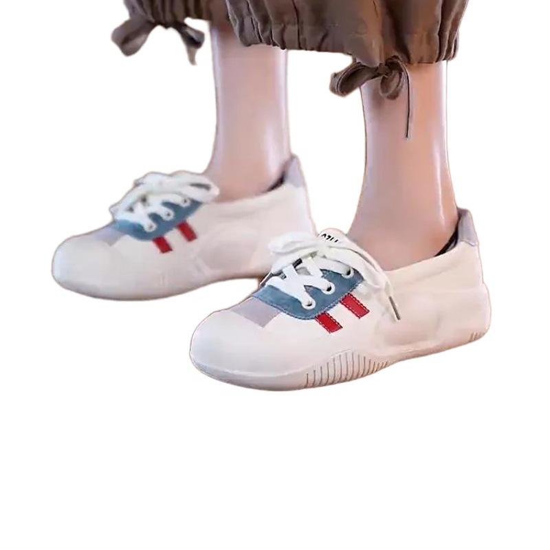 Popular sports shoes women's 2025 autumn new breathable women's shoes thick-soled shallow mouth versatile casual running dad shoes