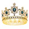 New Arrival Bride Ornament Fashion Crystal Full Circle Big Crown Export Rhinestone Crown Birthday Banquet Marriage Headdress Female