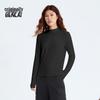 Benlai Women's Far-Infrared Mock Neck Slim-Fit Long-Sleeve T-Shirt BNM450035