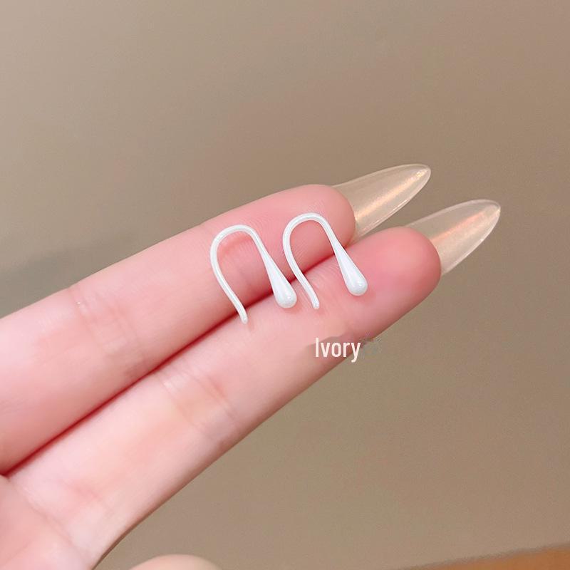 High-end Colorful Geometric Ceramic Earrings - Comfortable for Sleeping, Unique Design.