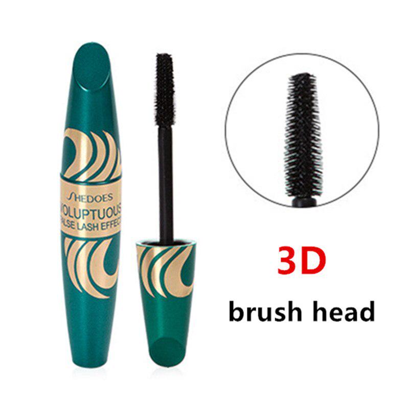 4D Silk Fiber Lash Mascara Waterproof for Eyelash Extension Black Thick Lengthening Eye Lashes