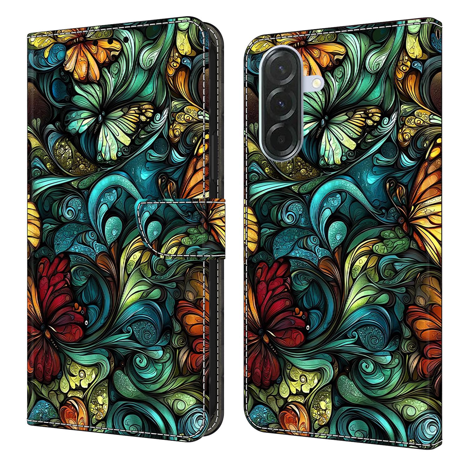 

For Samsung Galaxy A26 5G Wallet Case Pattern Printing PU Leather Flip Stand Phone Cover