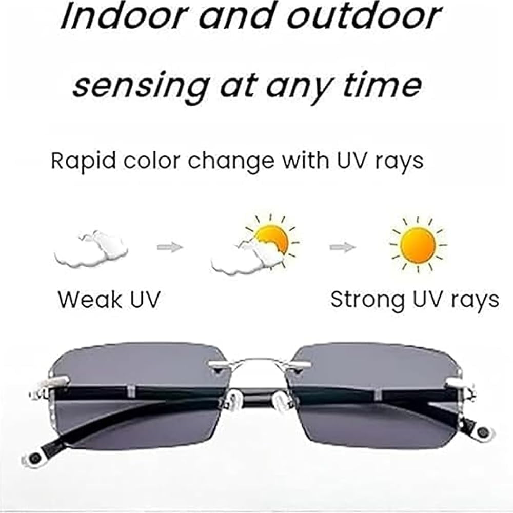 Intelligent Zoom Anti Blue Light Presbyopia Glass,Anti-Glare Protection Presbyopia Glasses, Multi-focus Reading Glasses for Men and Women