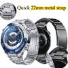 22mm Luxusní titanový řemínek pro Huawei Watch GT6 Pro GT5 46mm 4 4Pro Ultimátní luxusní řemínek pro Seiko Pro Amazfit GTR4/3/2 Balance