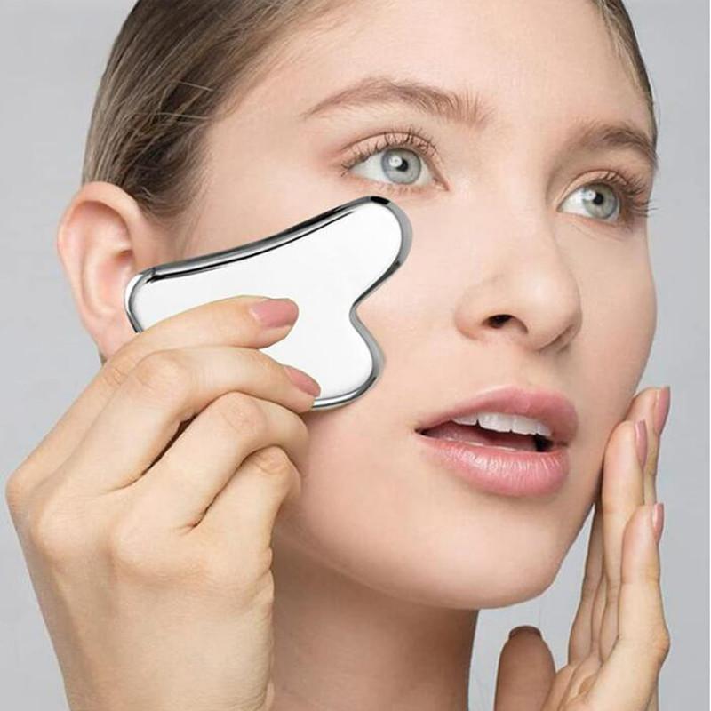 

Скребковая доска из нержавеющей стали для инструментов по уходу за кожей для массажа мышц лица