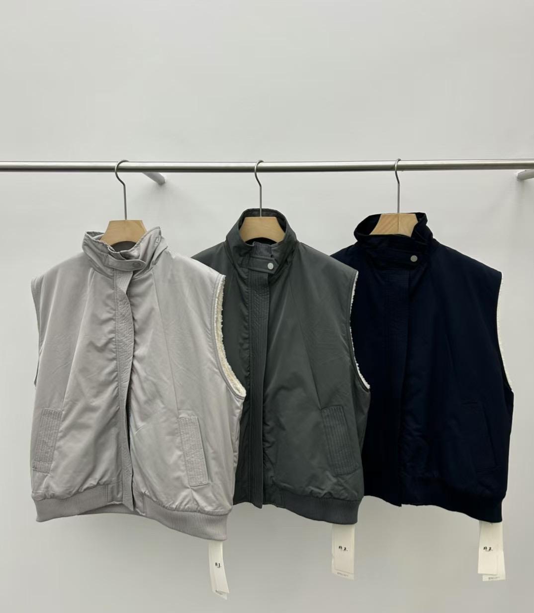 

Оригинальный 189069 Зимний Корейский Стиль Большого Размера Повседневный Вельветовый Жилет One Size синий