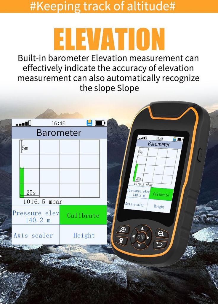 Zhuolin A8 Handheld GPS Locator - English Version, Outdoor Navigator & Latitude/Longitude Measurer