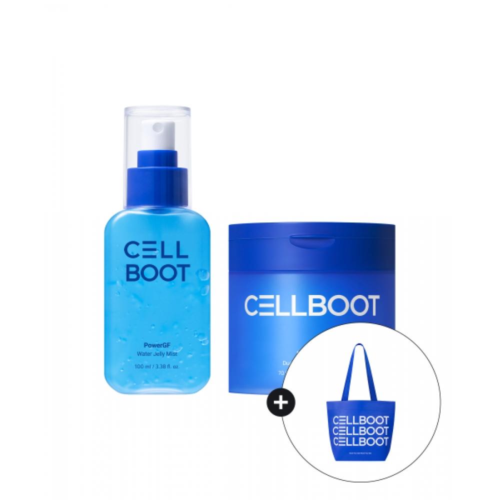 Cellboot 3 Second Tangle Water Glow Powergf Water Jelly mist+Powergf Dual Toning Pad+ Free Reusable Bag