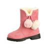 Fashionable And Cute Fleece,lined Warm Cotton Boots For Girls