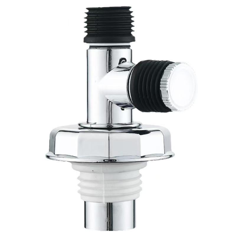 Three-Way Washing Machine Drain Pipe Connector - Anti-Odor, Insect-Proof, Floor Drain Interface