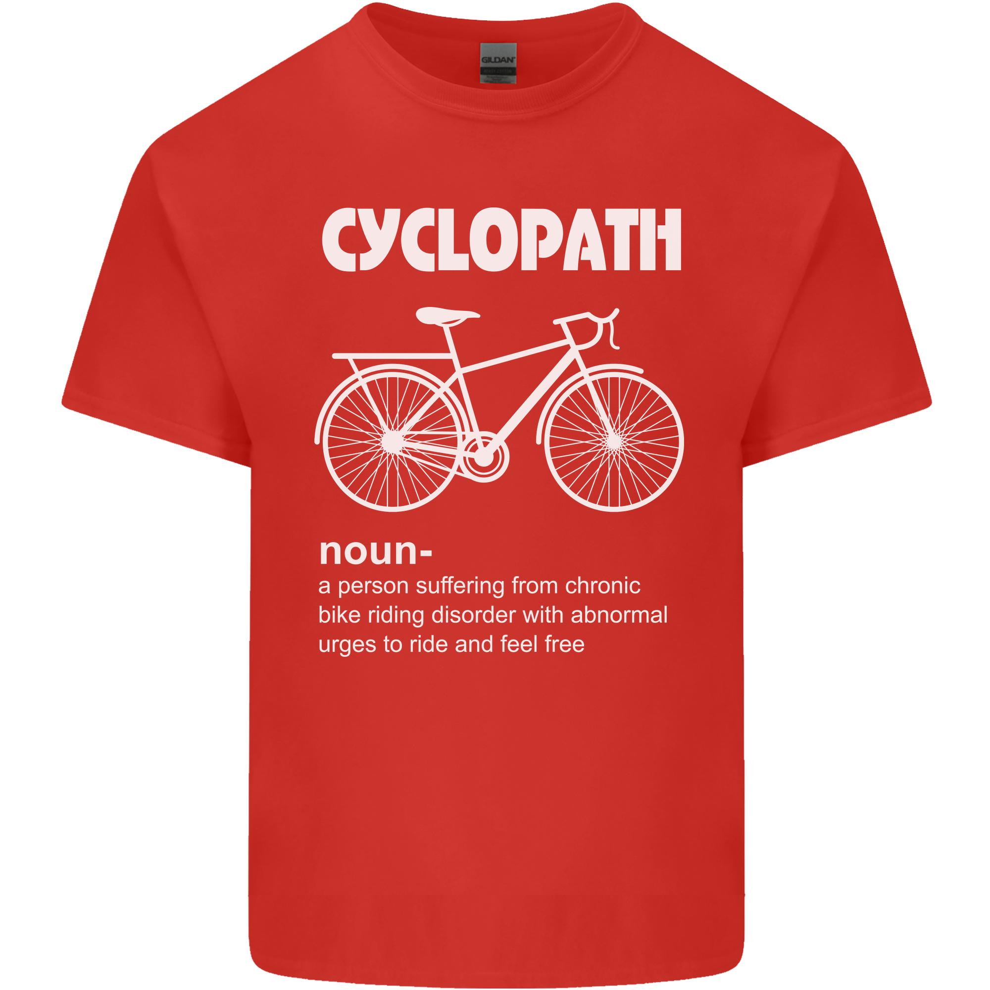 Cyclopath Funny Cycling Bicycle Cyclist Unisexs Light Cotton TShirt S