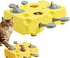 Dtaigou Interaktives Katzenspielzeug - Langsamer Futterspender Puzzle-Spiel, Leckerli-Spender, Mentale Stimulation Bereicherung für Kätzchen, Welpen, Haustiere für drinnen