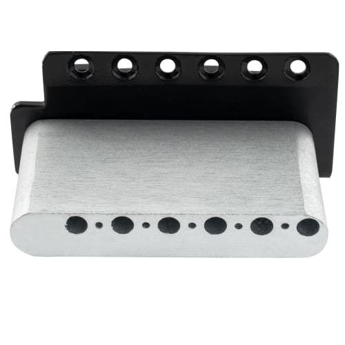 Wilkinson M Series 10.8mm String Pitch Vintage Style Tremolo Bridge with 6-Point Fastenings and a 36mm Block for Strat Electric Guitars, Black