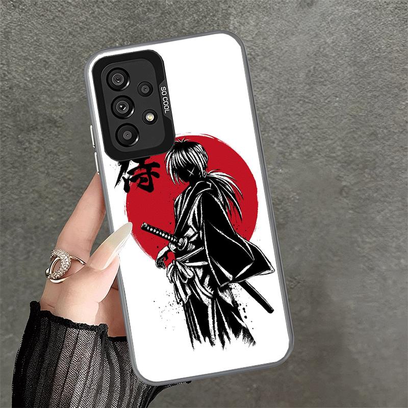 Rurouni Kenshin Anime Soft Phone Case for Samsung A17 A16 A15 A14 A13 A57 A56 A55 A54 A53 A37 A36 A35 A34 A33 A26 A25 A24 A23 A5