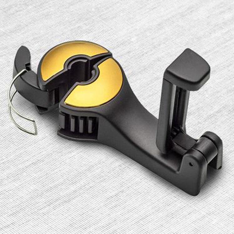 New Hot-selling Plastic Adjustable General Car Back Seat Smartphone Holder Hanger жёлтый
