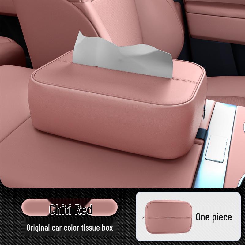 Compatible with Qiyuan A07 2025 Car Tissue Box Seat Hanging Console Tissue Holder Interior Decor