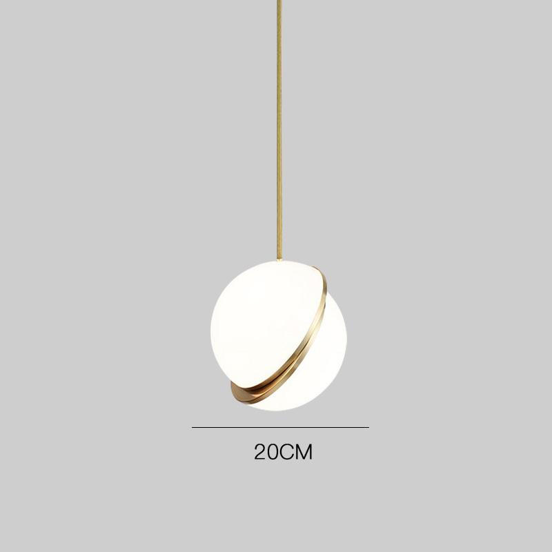 Nordic LED Ball Pendant Lights Table Decoration Bedroom Living Room chandelier Fixture Gold Suspended luminaire hanging lamp
