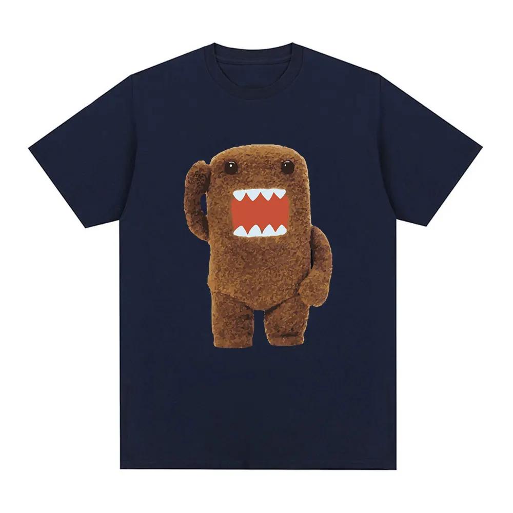 Maglietta corta oversize carina e sfocata di Domo Kun stile Harajuku da donna T-shirt casual
