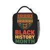 Black History Month African American  Insulated Lunch Bag Cooler Bag Lunch Container  Large Lunch Box Tote Bento Pouch College