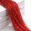 Luxury Glitter String Door Curtain Beads Room Dividers Beaded Fringe Polyester Fabric Shiny Tassel Line Curtains Window Panel Valance Wedding DIY