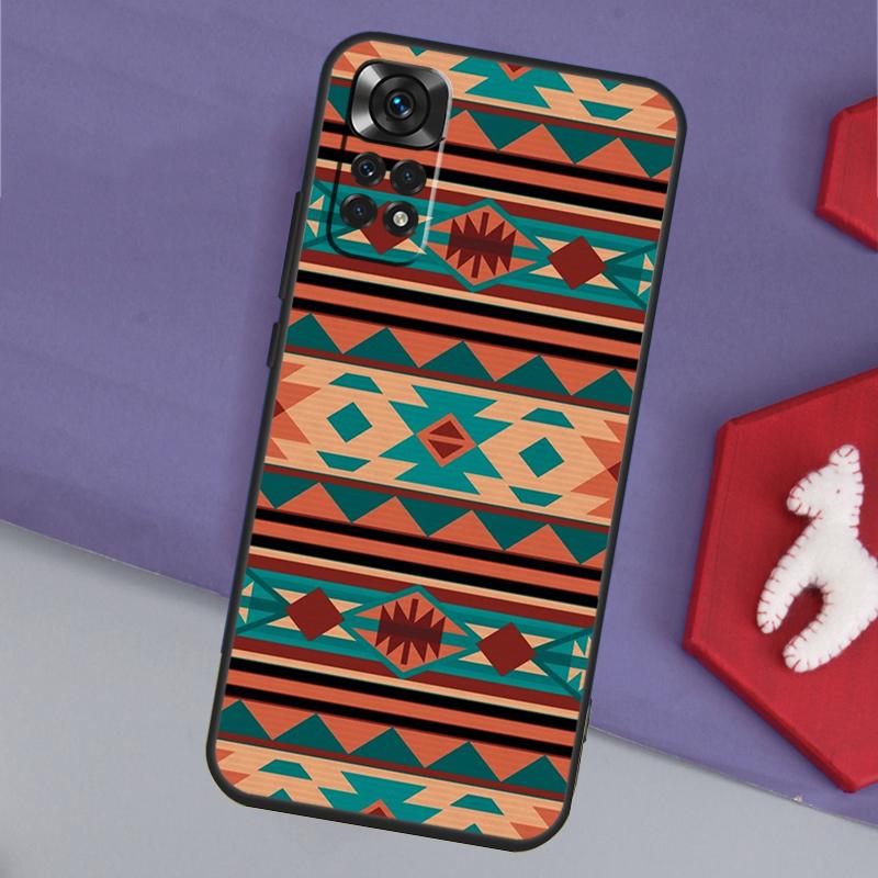 Navajo Print Pattern Funda For Xiaomi Redmi Note 14 13 12 11 Pro 9 10 9S 10S 11S 12S Redmi 14C 10C 12C 13C Case