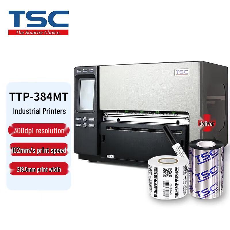 TSC TTP Wide-Format Industrial Barcode & Label Printer