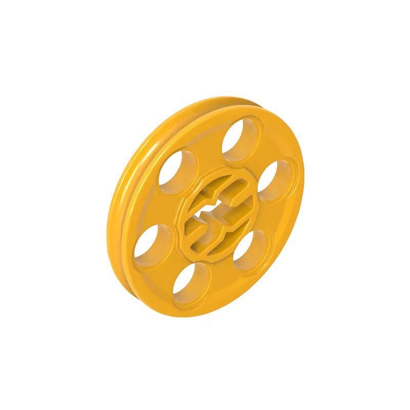 50pcs 4185 Wedge Belt Wheel Pulley Bricks Toys For Technical MOC Buildings Blocks Compatible High-Tech Gift