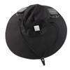 Solar Fan Hat USB Charging and Solar Powered Double Fans Wide Brim Sun Hat for Fishing Beach Black